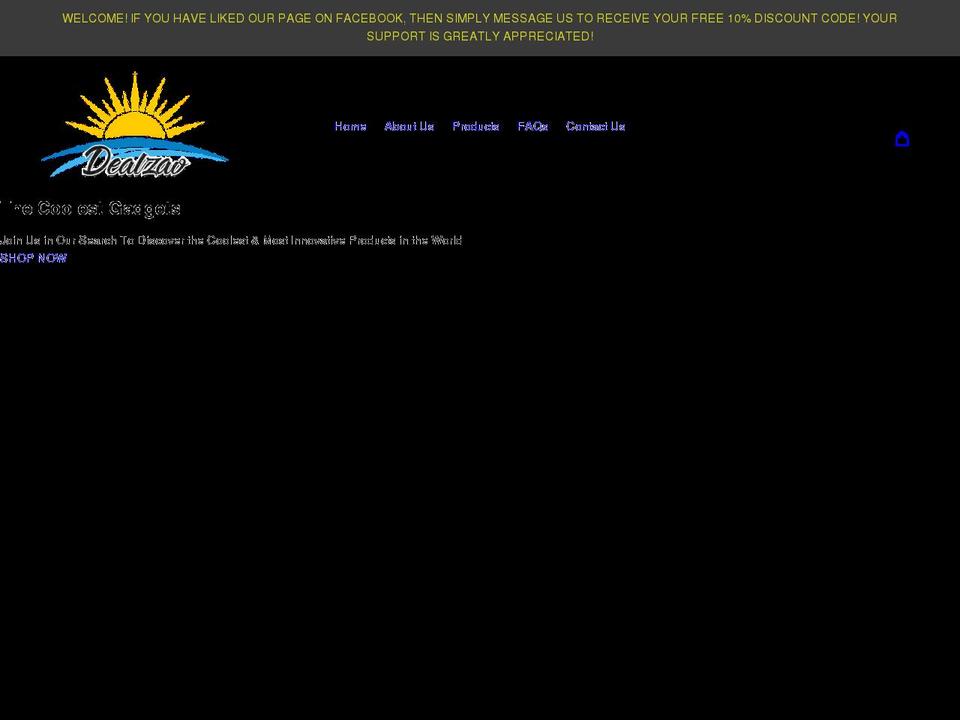 dealzao.com shopify website screenshot