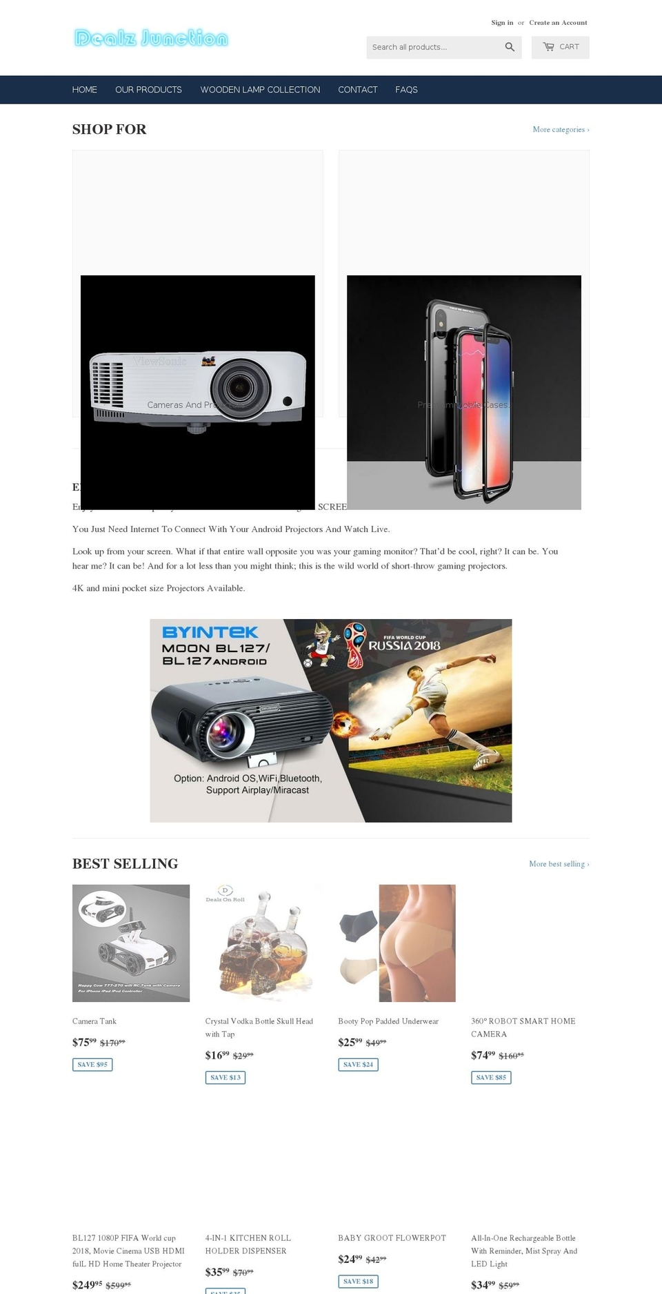dealzjunction.com — Shopify storefront screenshot