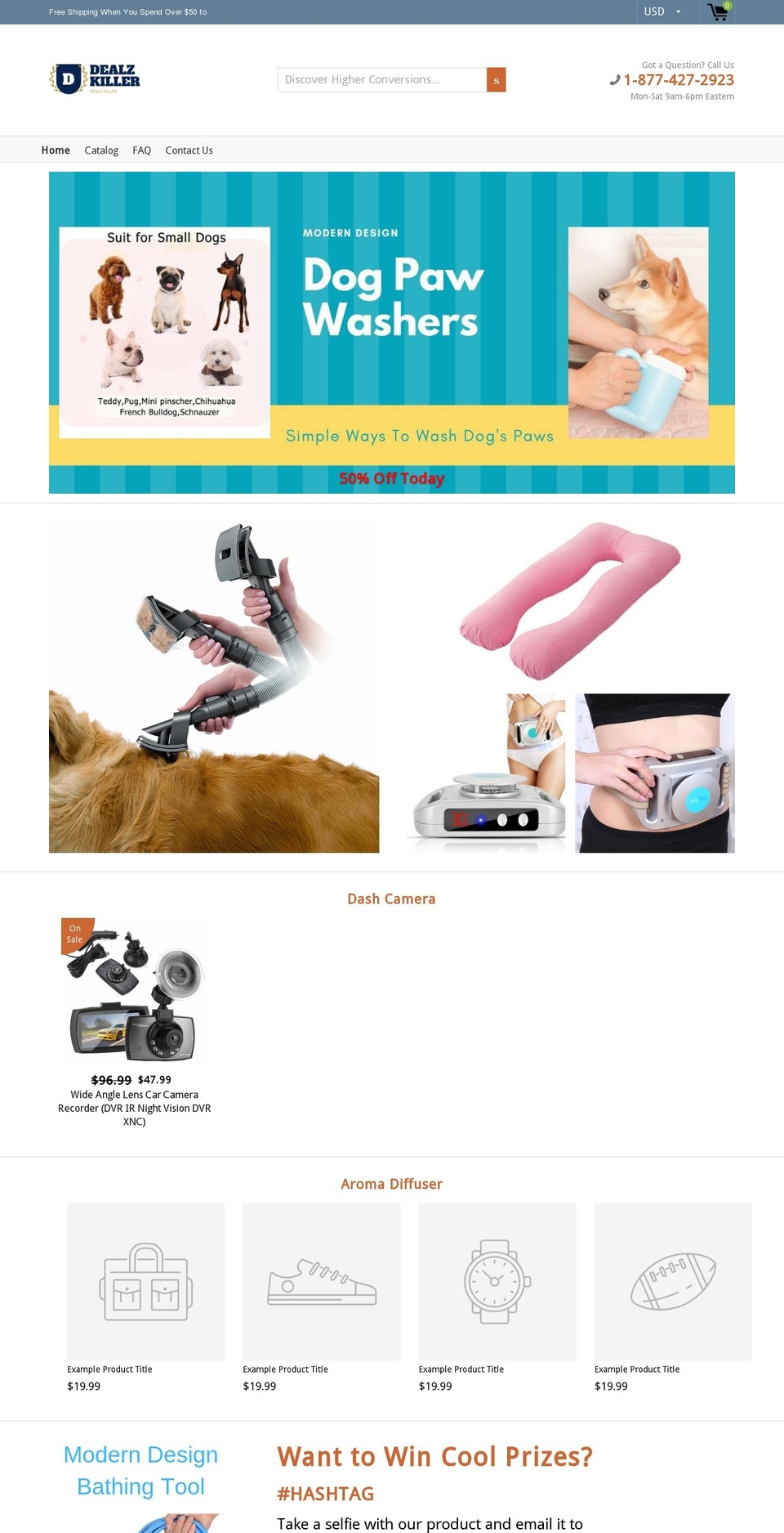 dealzkiller.myshopify.com shopify website screenshot