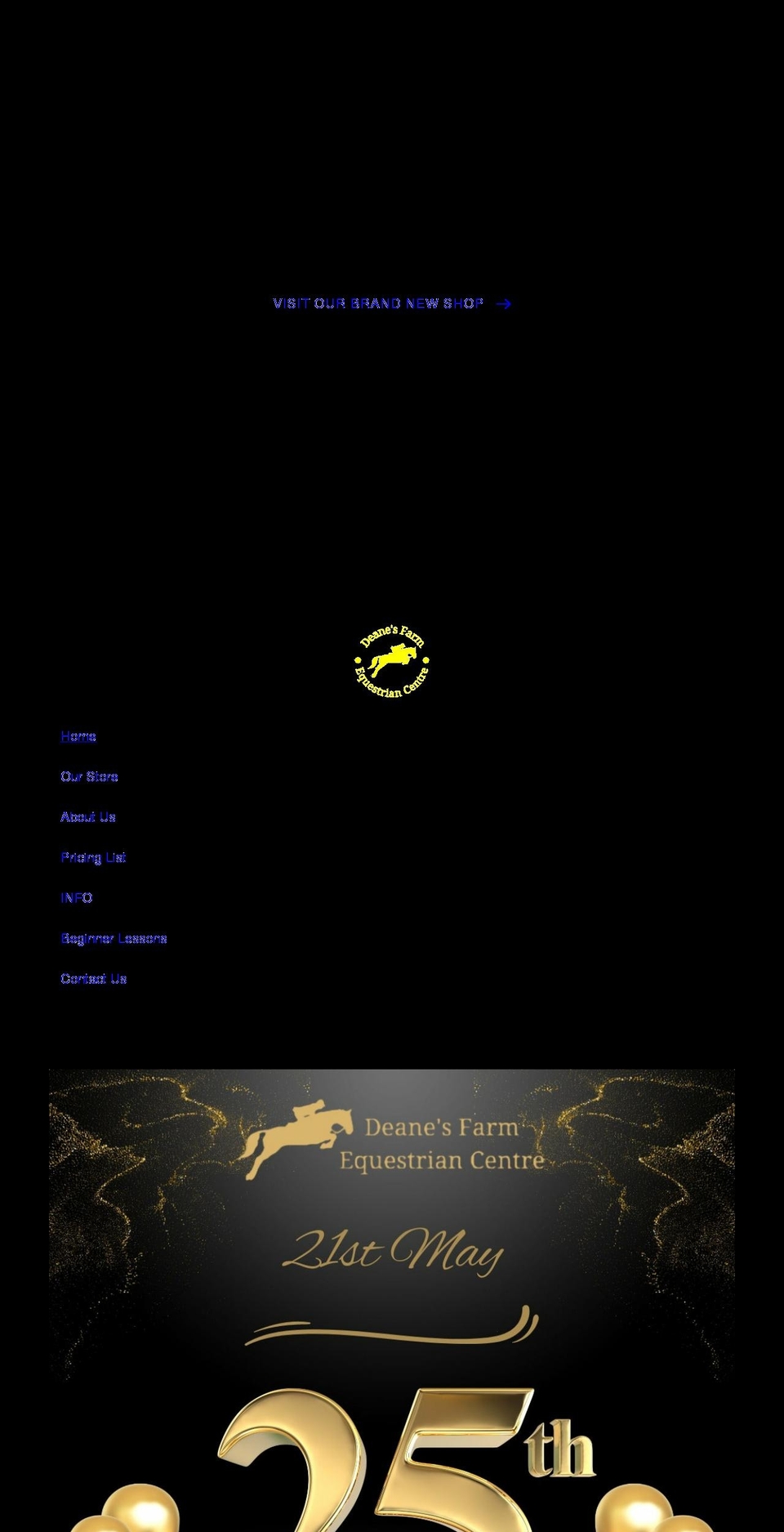 deanesfarm.ie shopify website screenshot