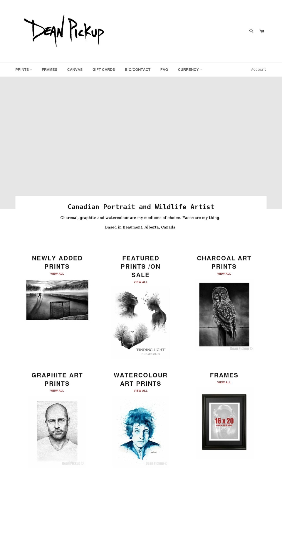 deanpickup.com shopify website screenshot