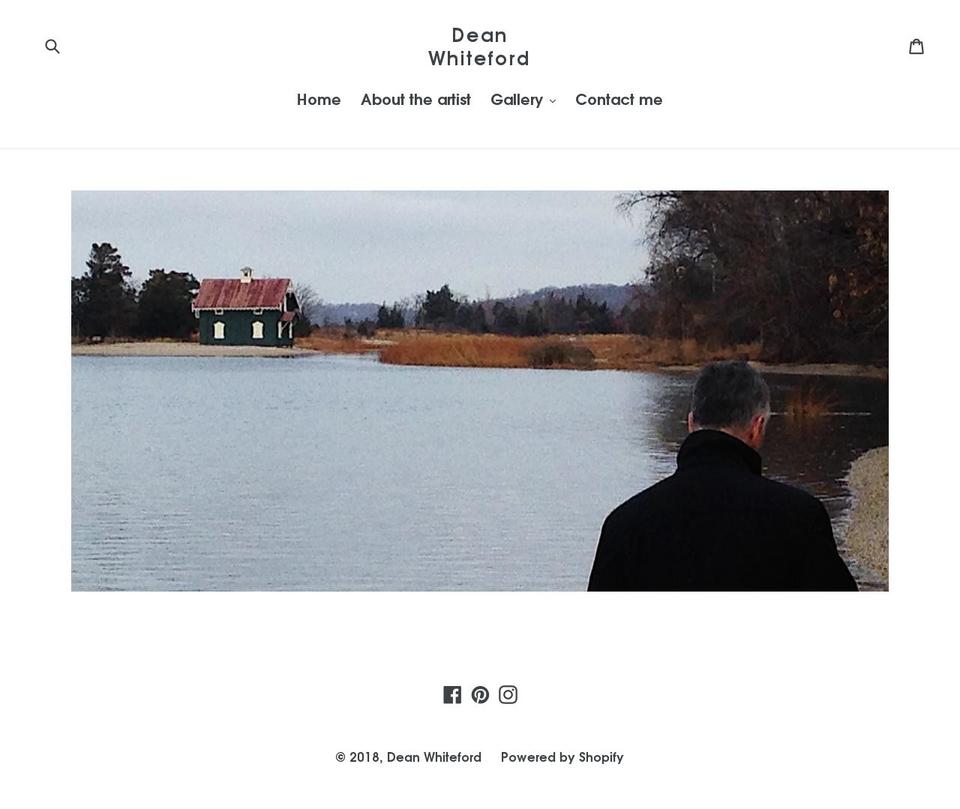 deanwhiteford.com — Shopify storefront screenshot