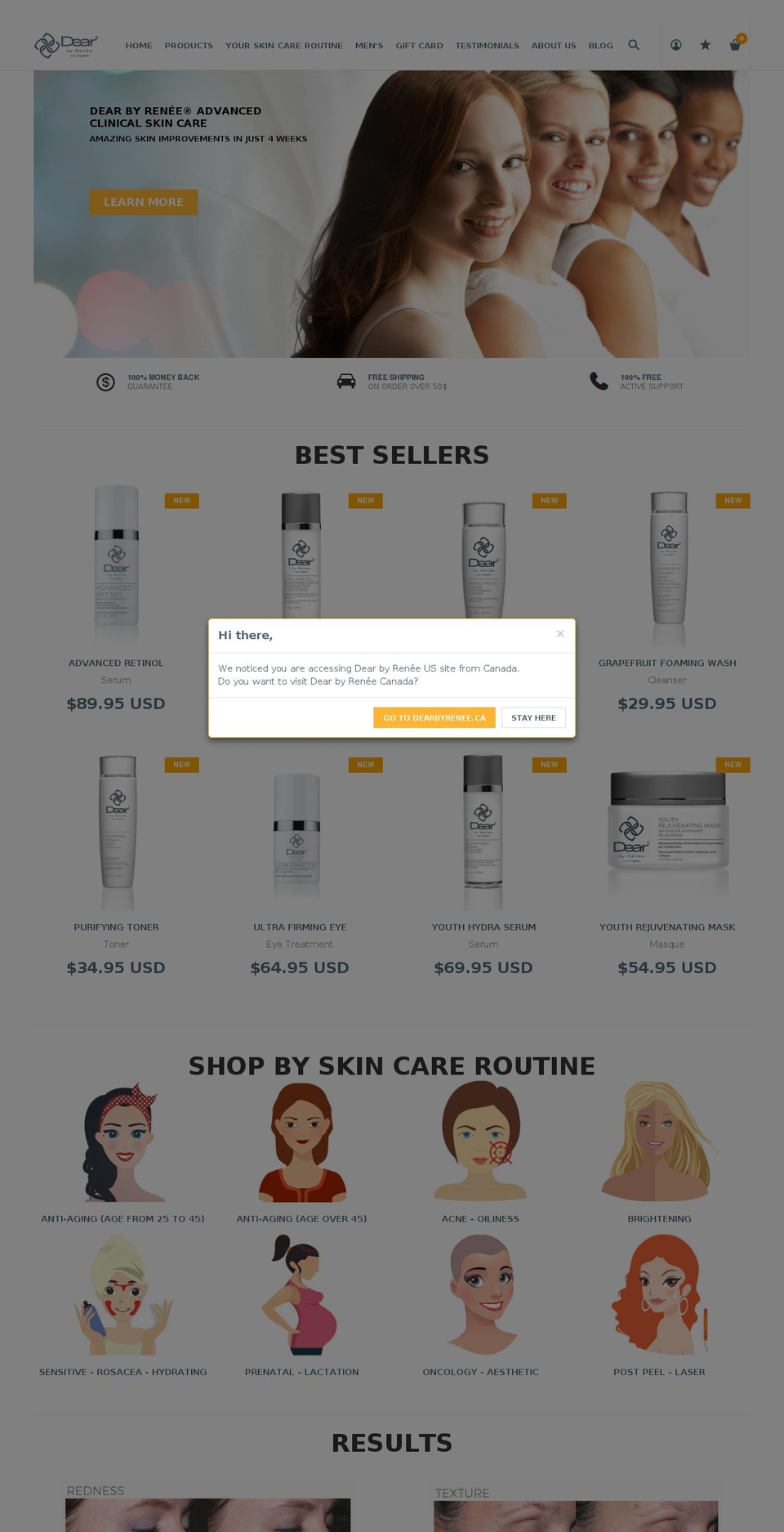 archive Shopify theme site example dearbyrenee.us