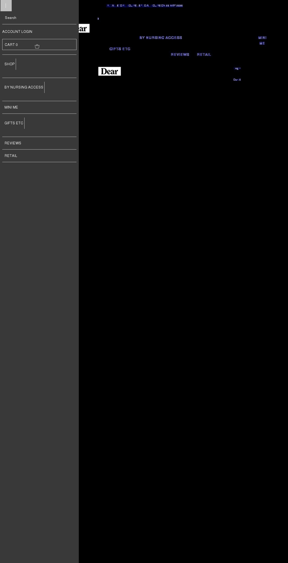 dearcollective.com — Shopify storefront screenshot