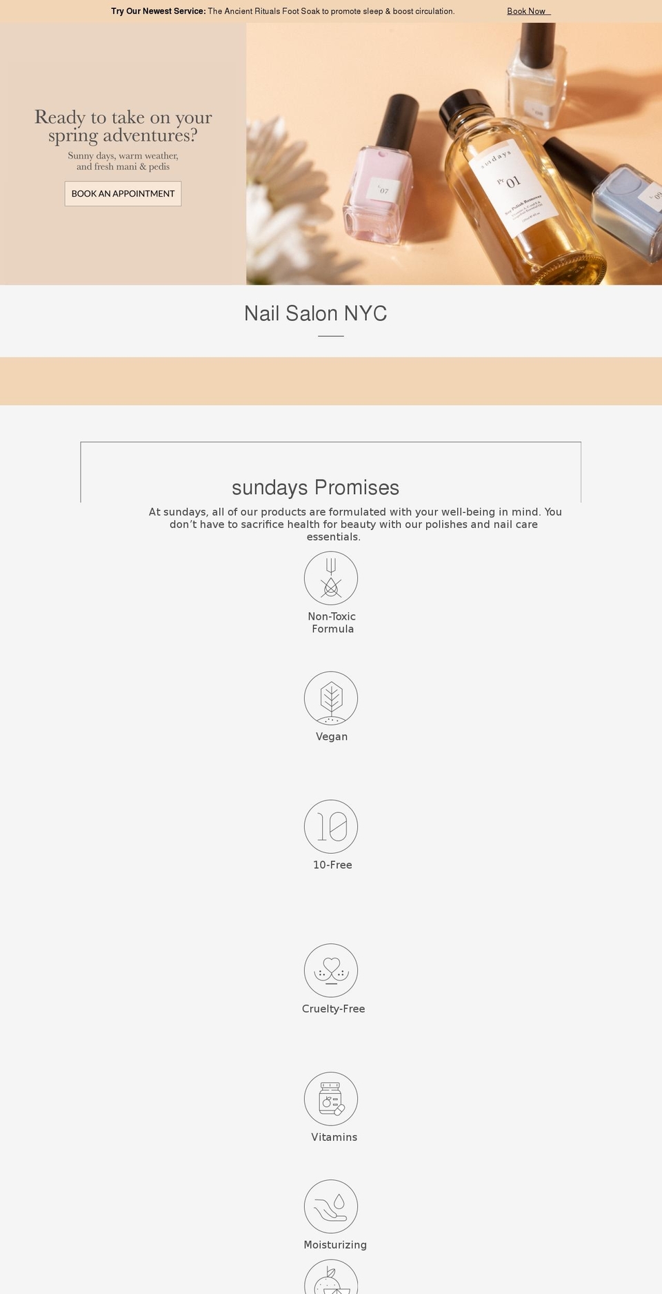 dearsundays.com shopify website screenshot