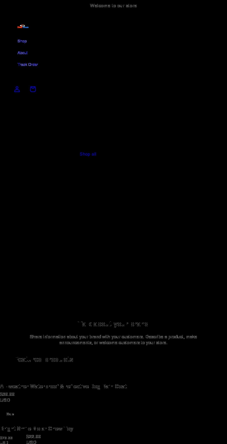 deartomato.com shopify website screenshot