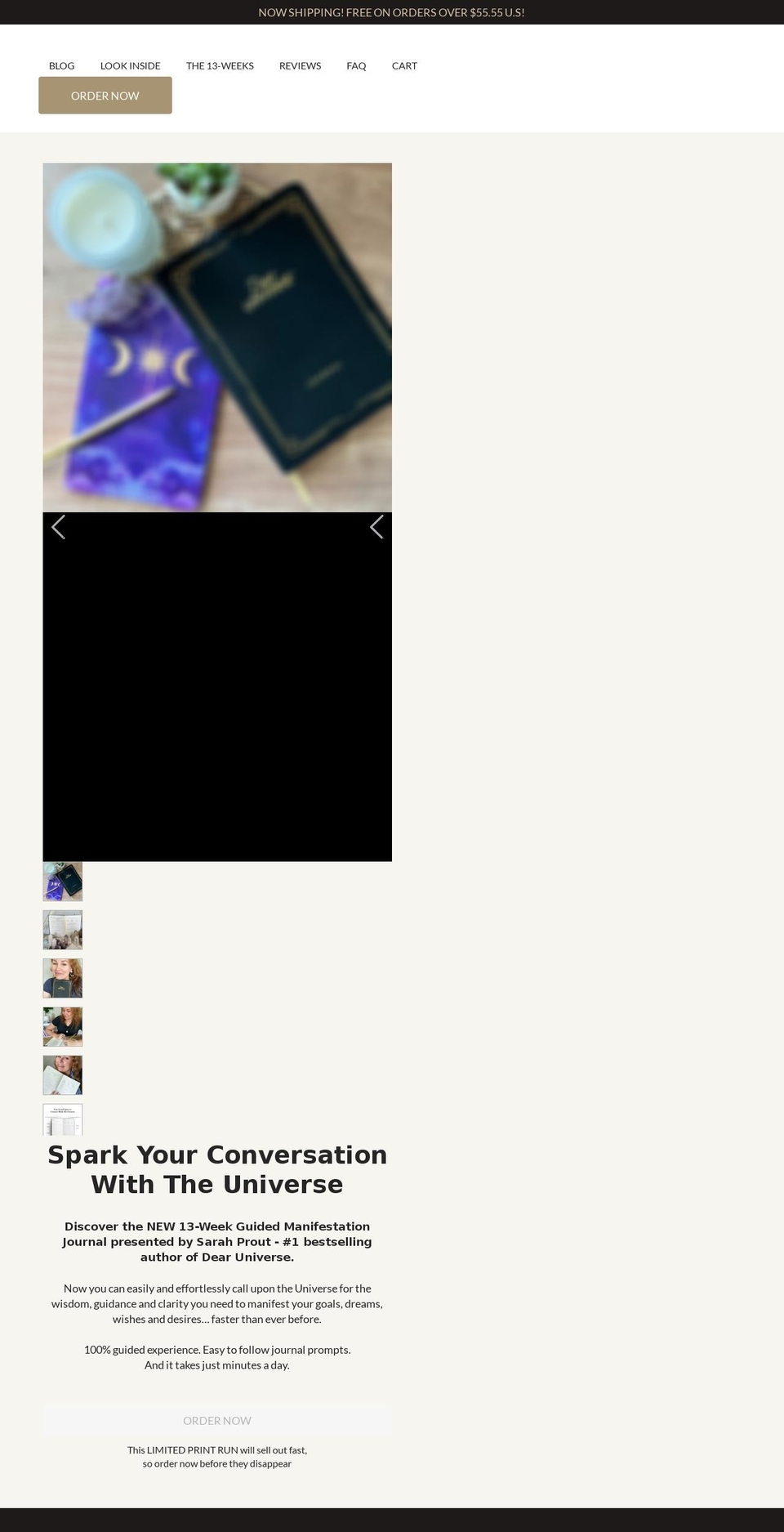 dearuniverse.com shopify website screenshot