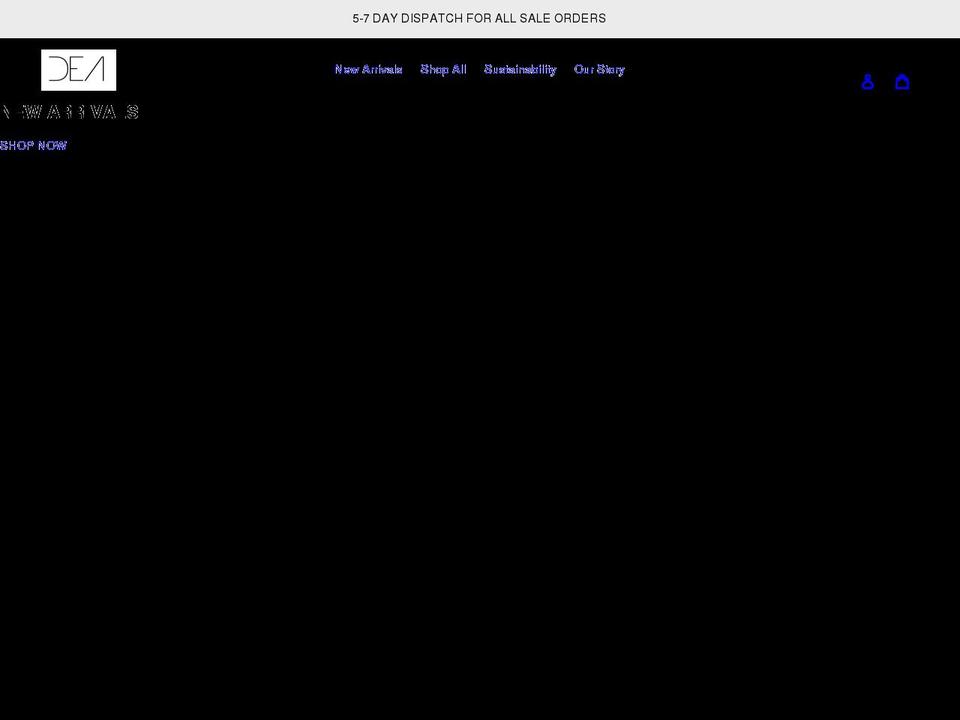 deathelabel.com — Shopify storefront screenshot