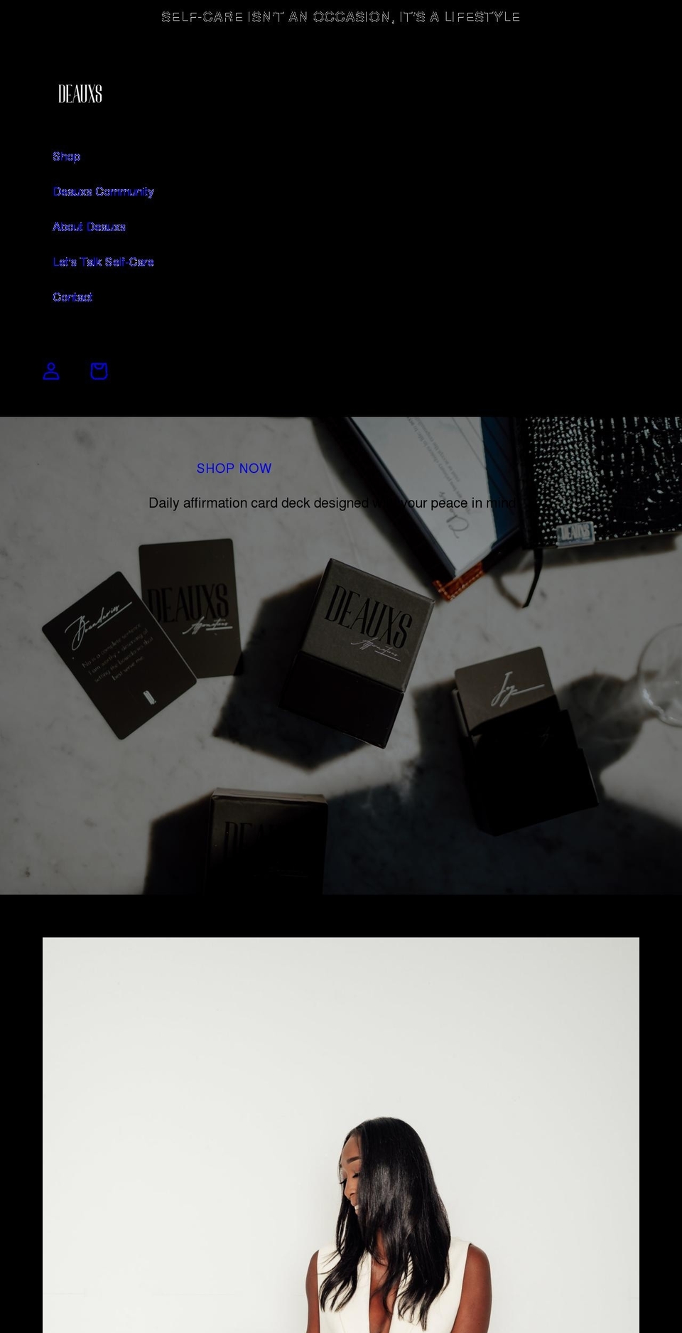 deauxslifestyle.com shopify website screenshot