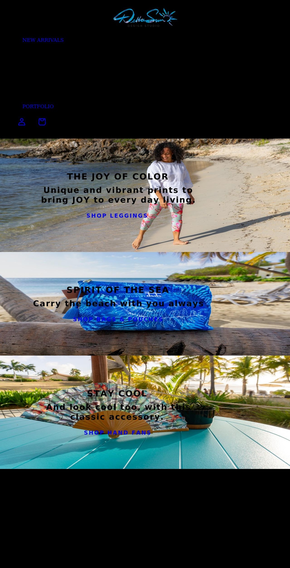 debbiesun.com shopify website screenshot