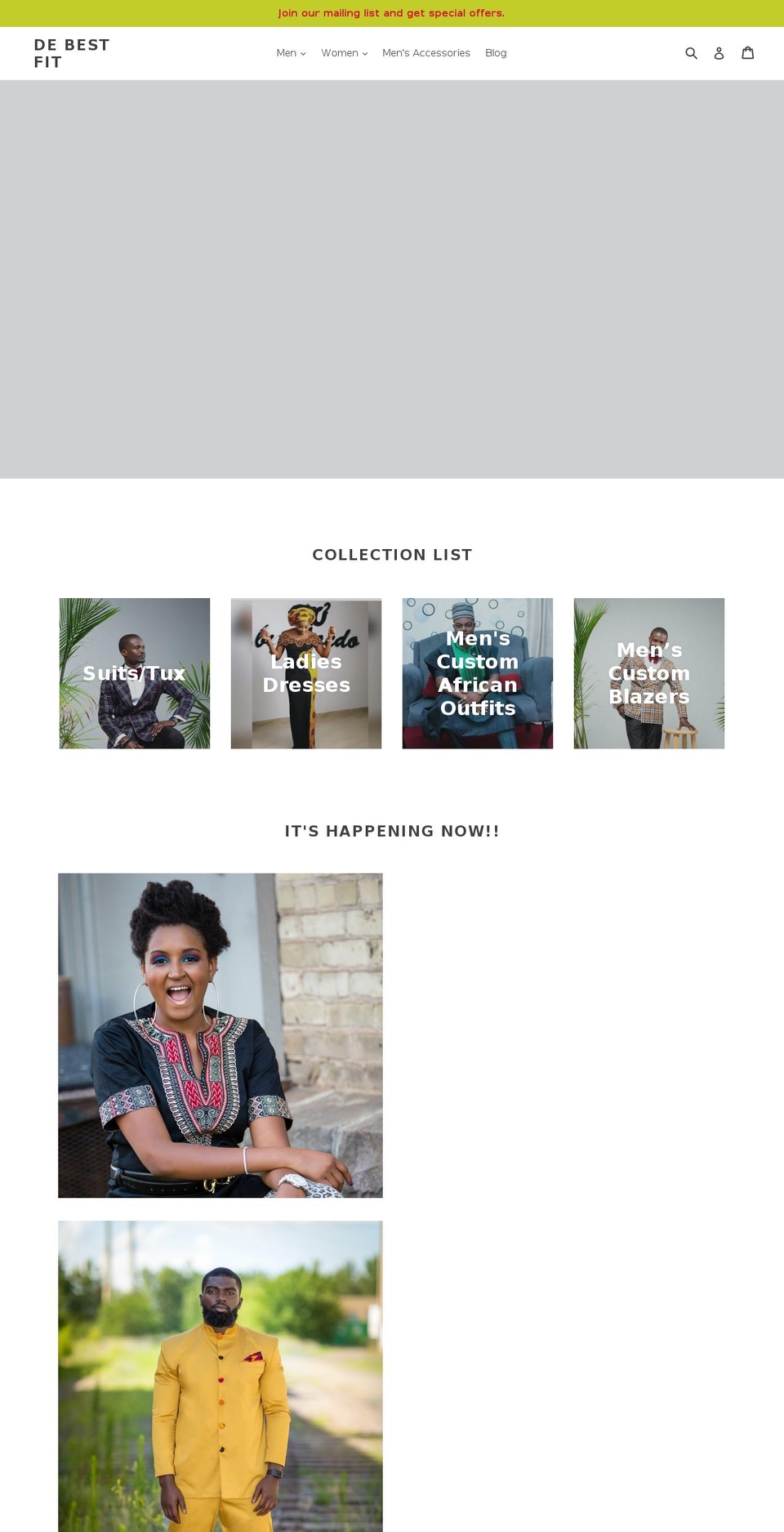 debestfit.com — Shopify storefront screenshot