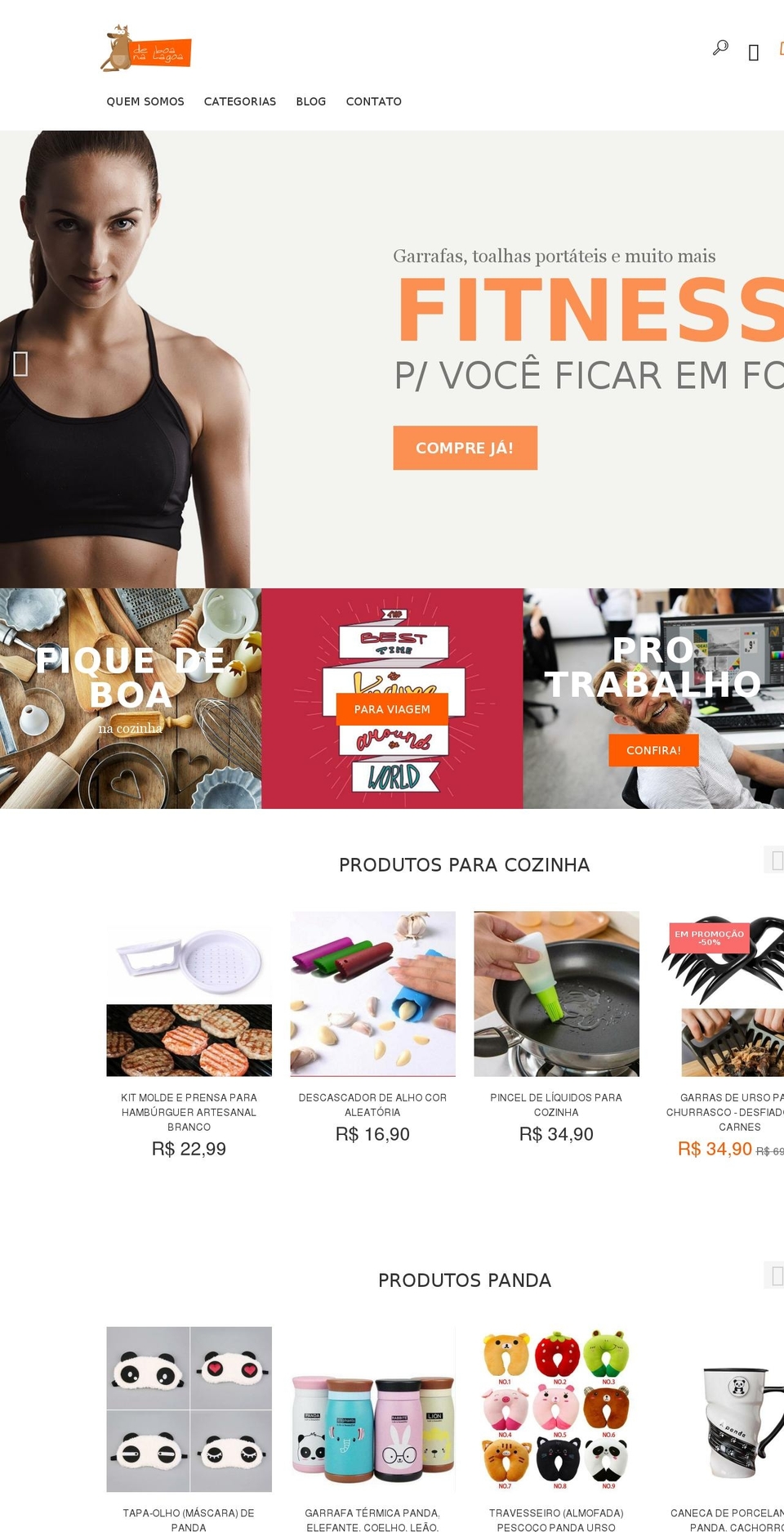 deboanalagoa.com.br shopify website screenshot