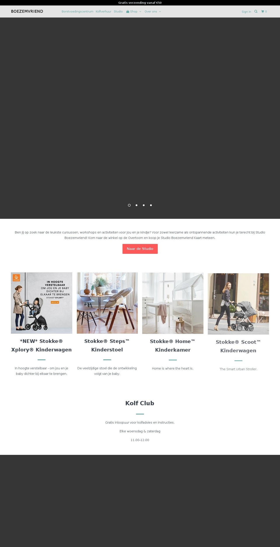 deboezemvriend.nl shopify website screenshot