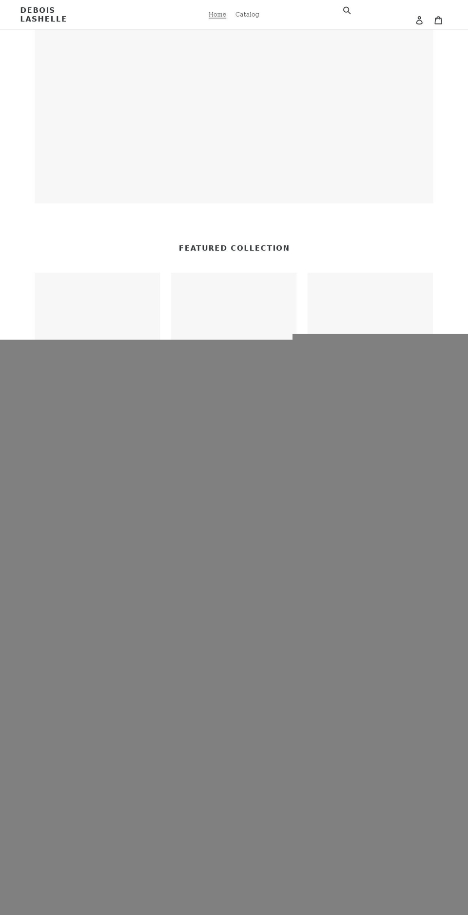 deboislashelle.com shopify website screenshot