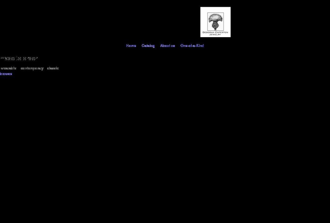 deborahcapertonjewelry.com shopify website screenshot