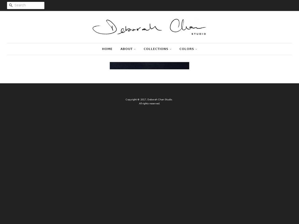 deborahchanstudio.com shopify website screenshot