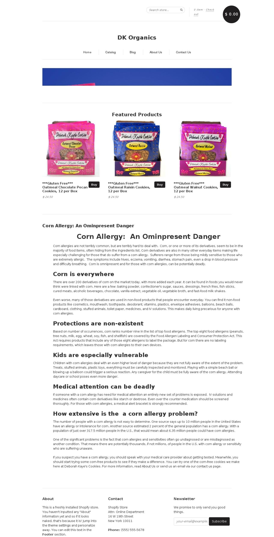 deborahkayes.com shopify website screenshot