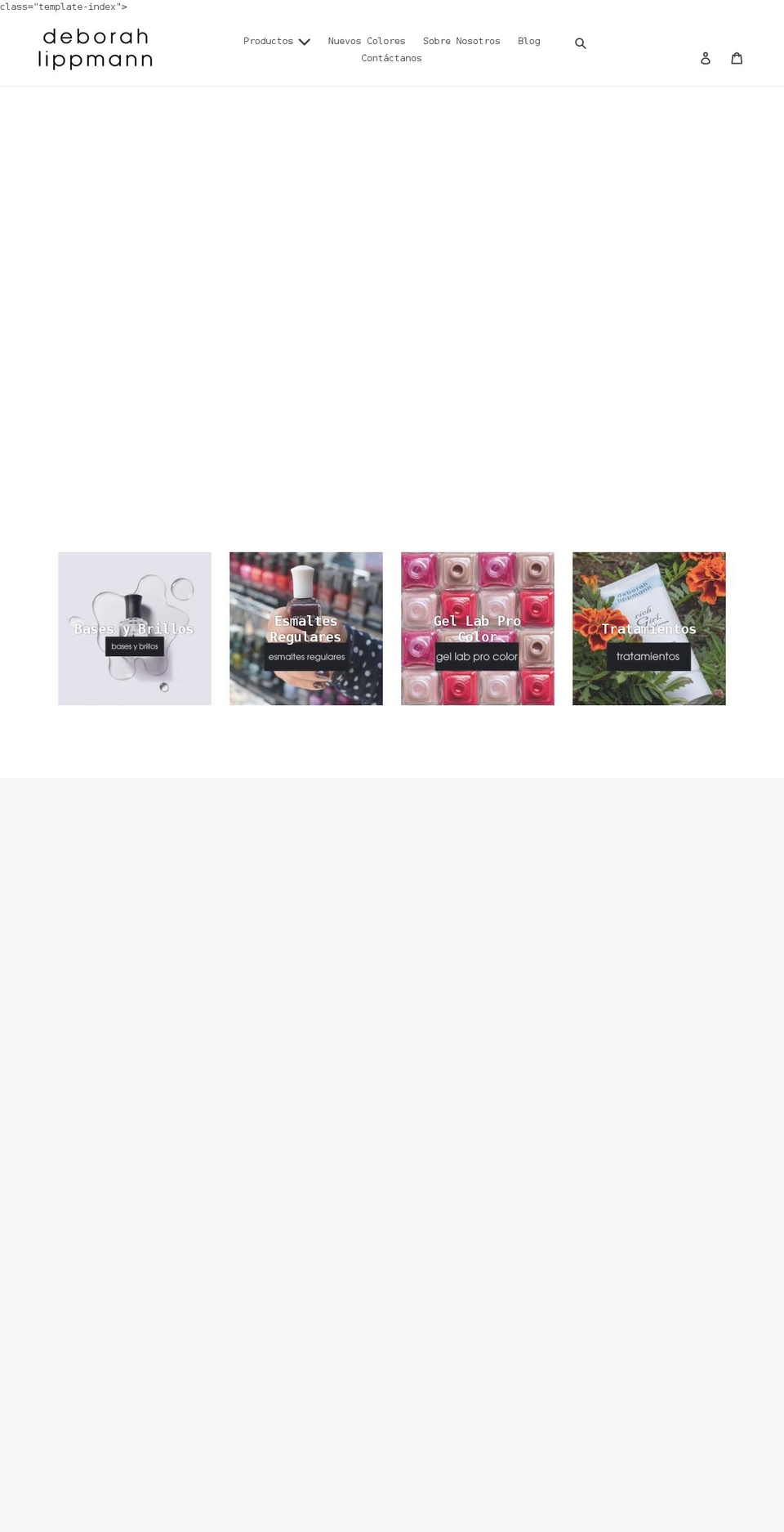 deborahlippmannperu.com shopify website screenshot