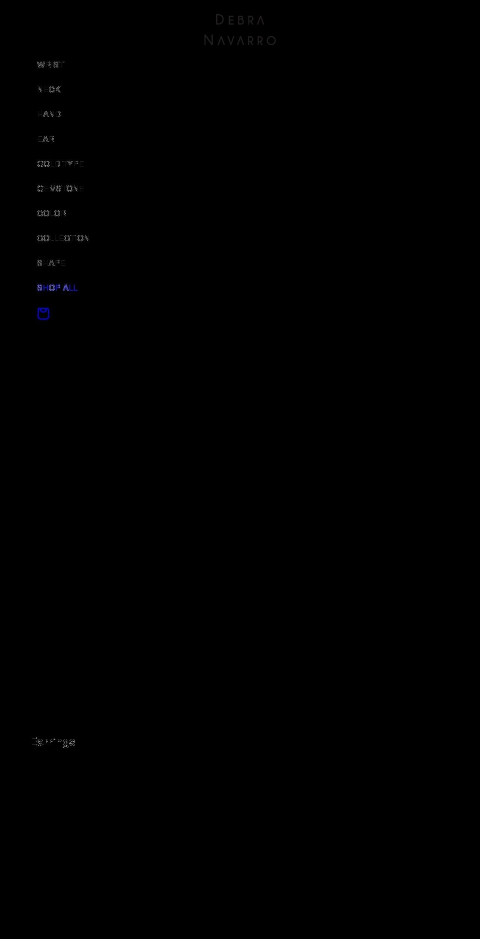 debranavarro.com shopify website screenshot