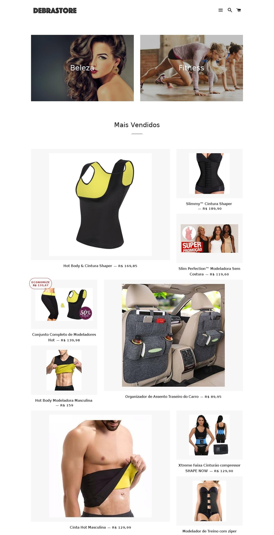 Debrastore-live Shopify theme site example debrastore.com
