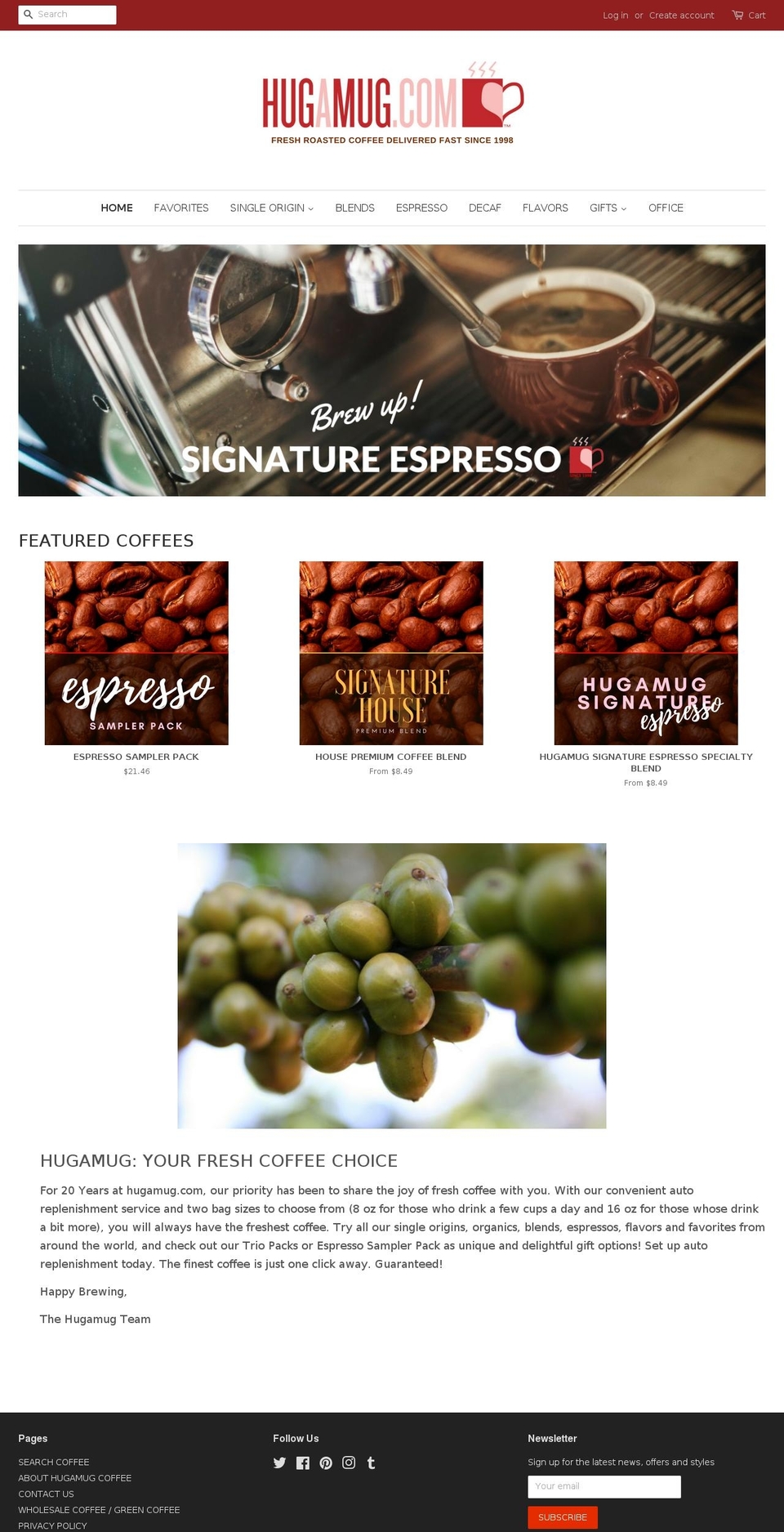 debutcafe.com — Shopify storefront screenshot