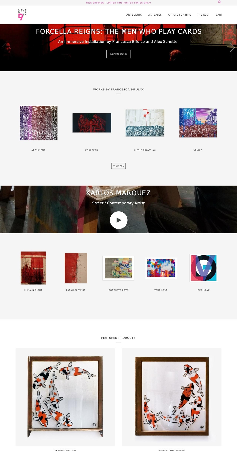 dec9th.com — Shopify storefront screenshot