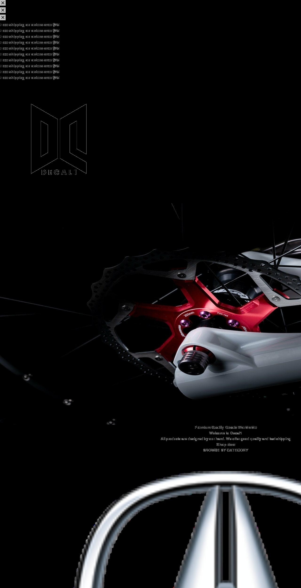 decal1.com shopify website screenshot