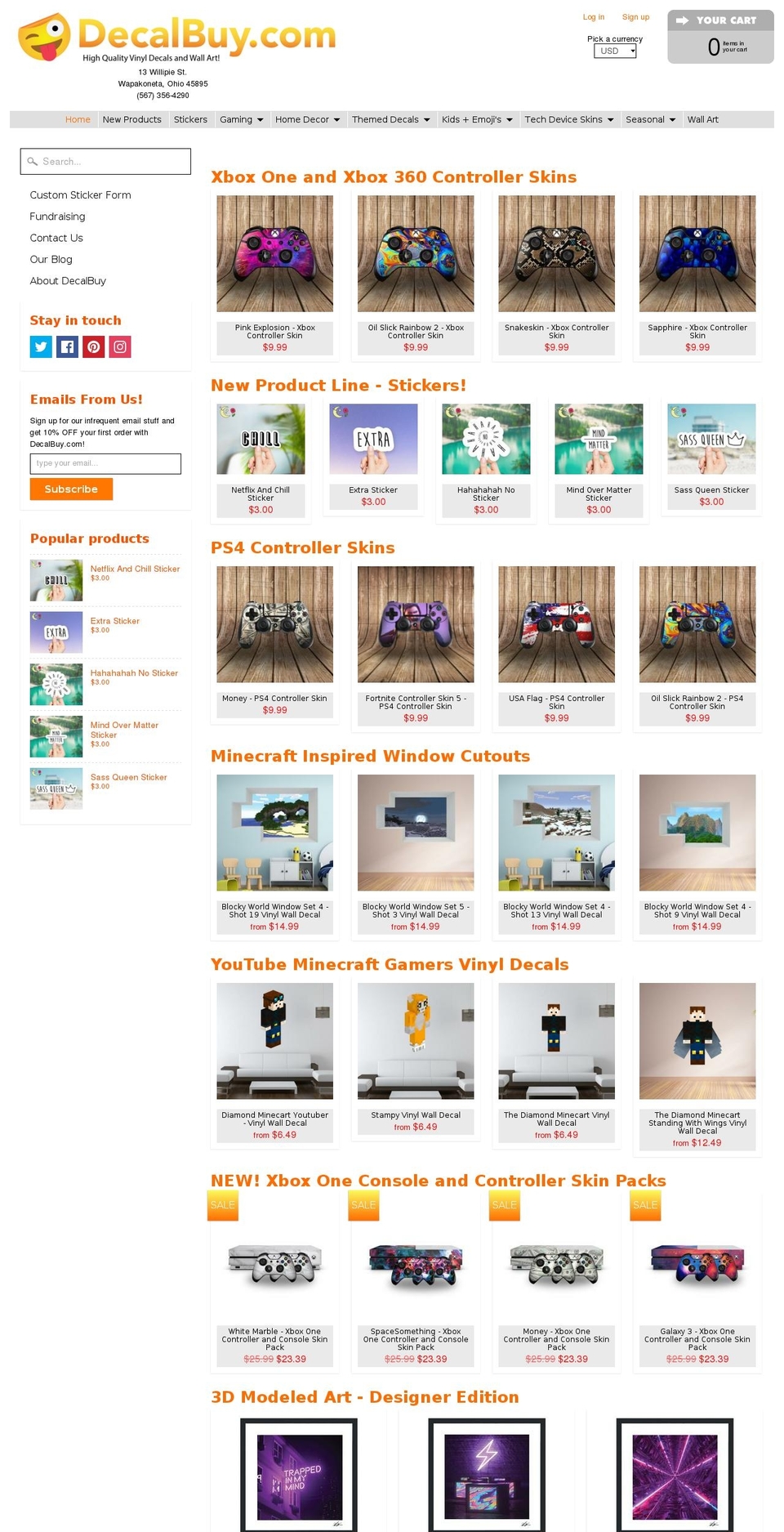 DecalBuy Theme - White - 3-26-2018 Shopify theme site example decalbuy.com