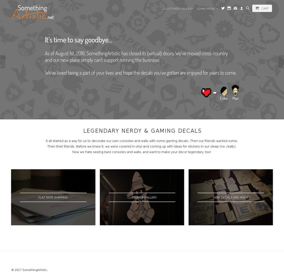 decally.com shopify website screenshot