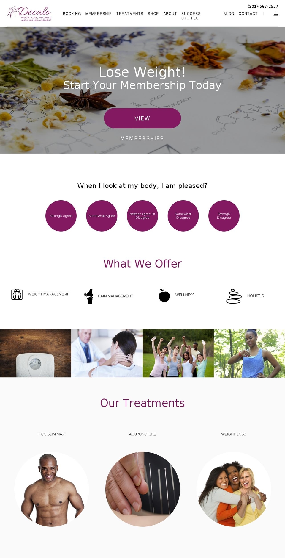 decaloweightlosstherapy.com shopify website screenshot