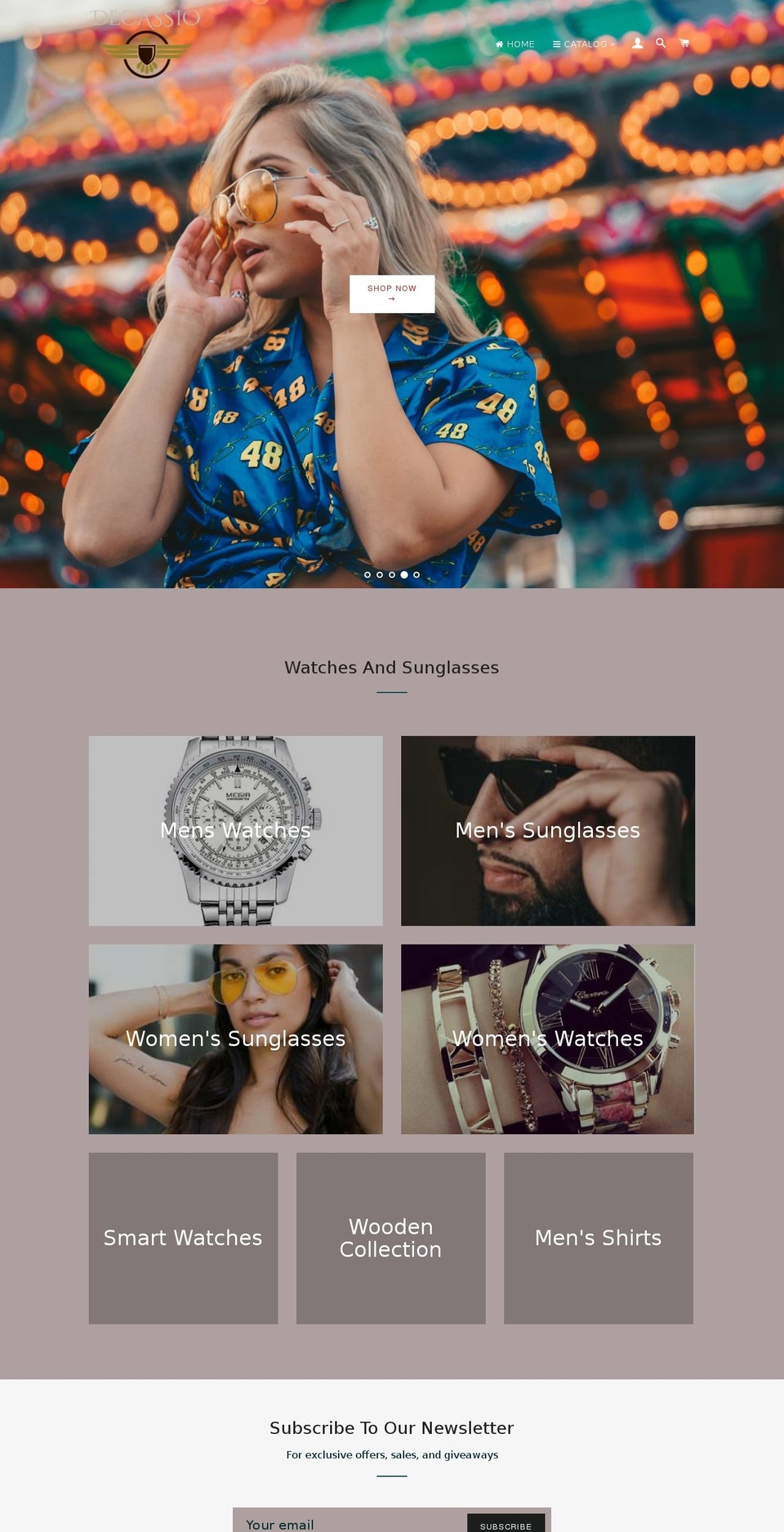 decassio.com — Shopify storefront screenshot