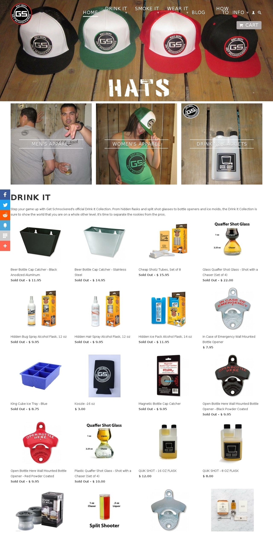 deceptivelyorganic.com shopify website screenshot