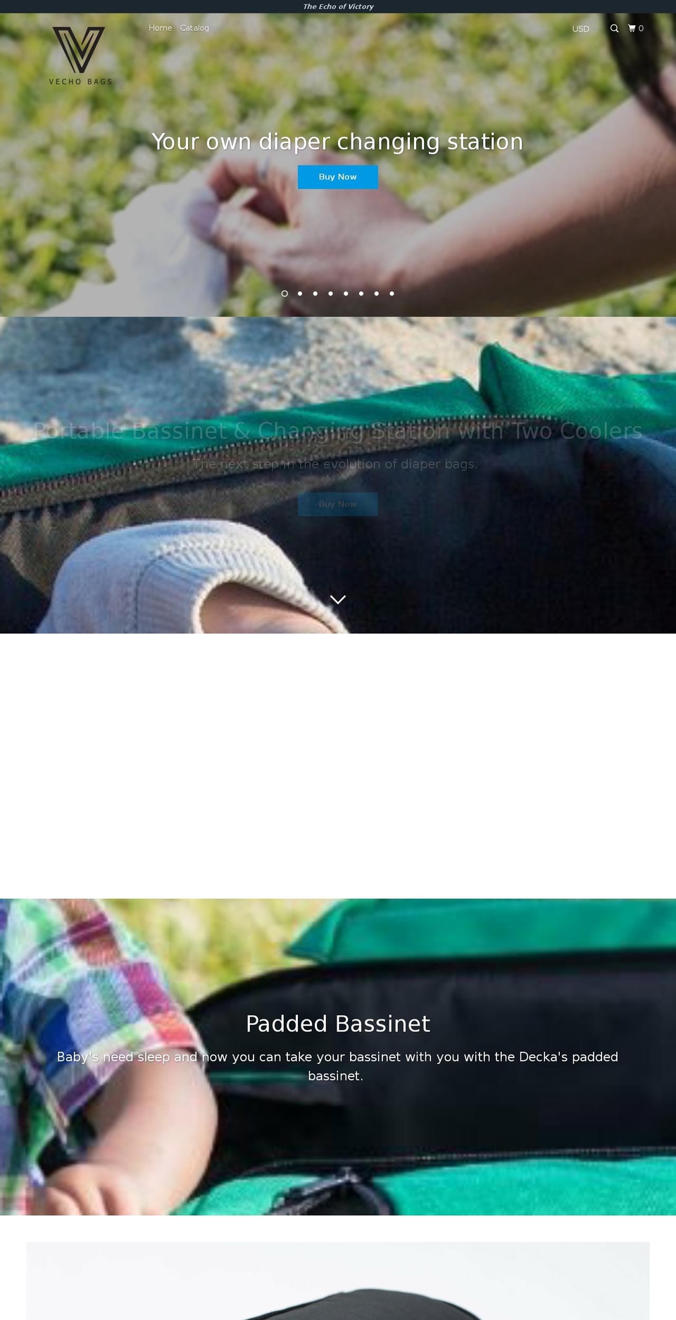 deckadiaperchangingstation.com — Shopify storefront screenshot