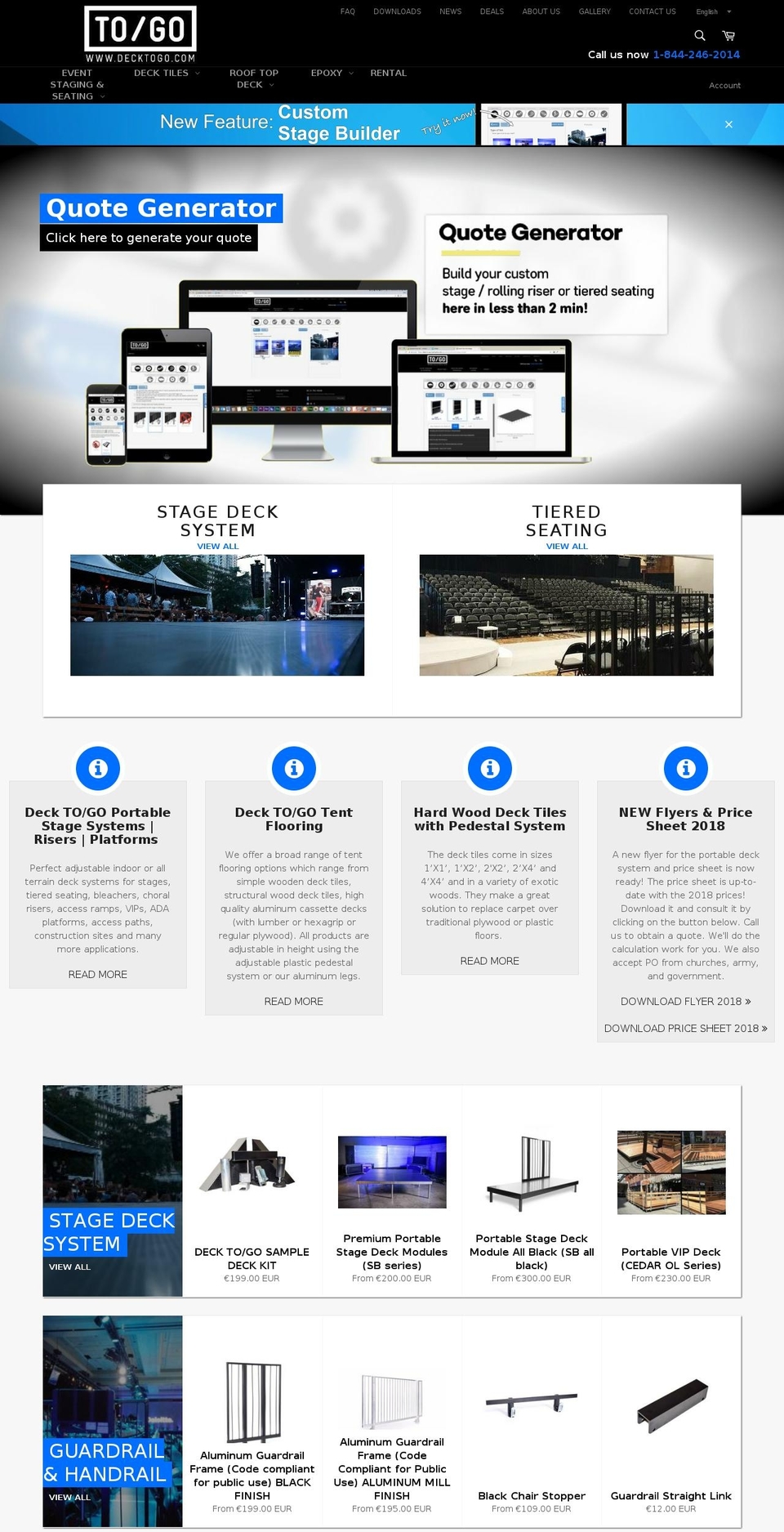 decktogo.net shopify website screenshot