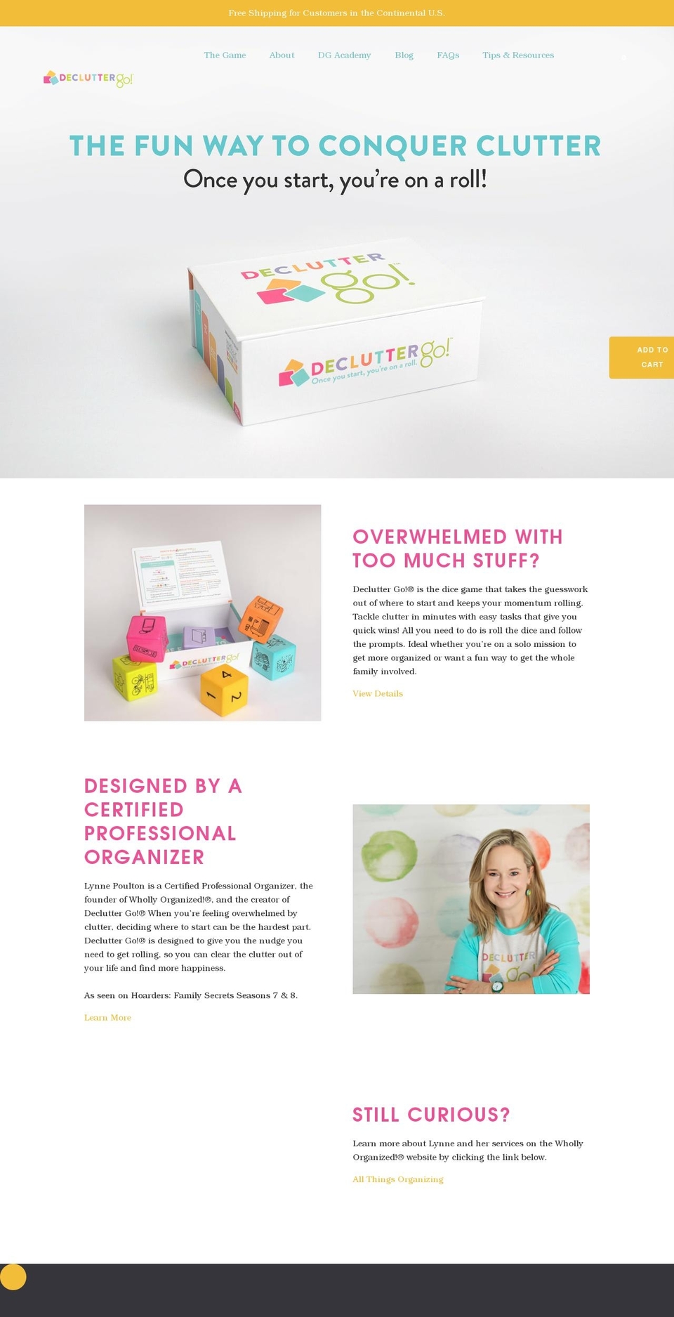decluttergo.com shopify website screenshot