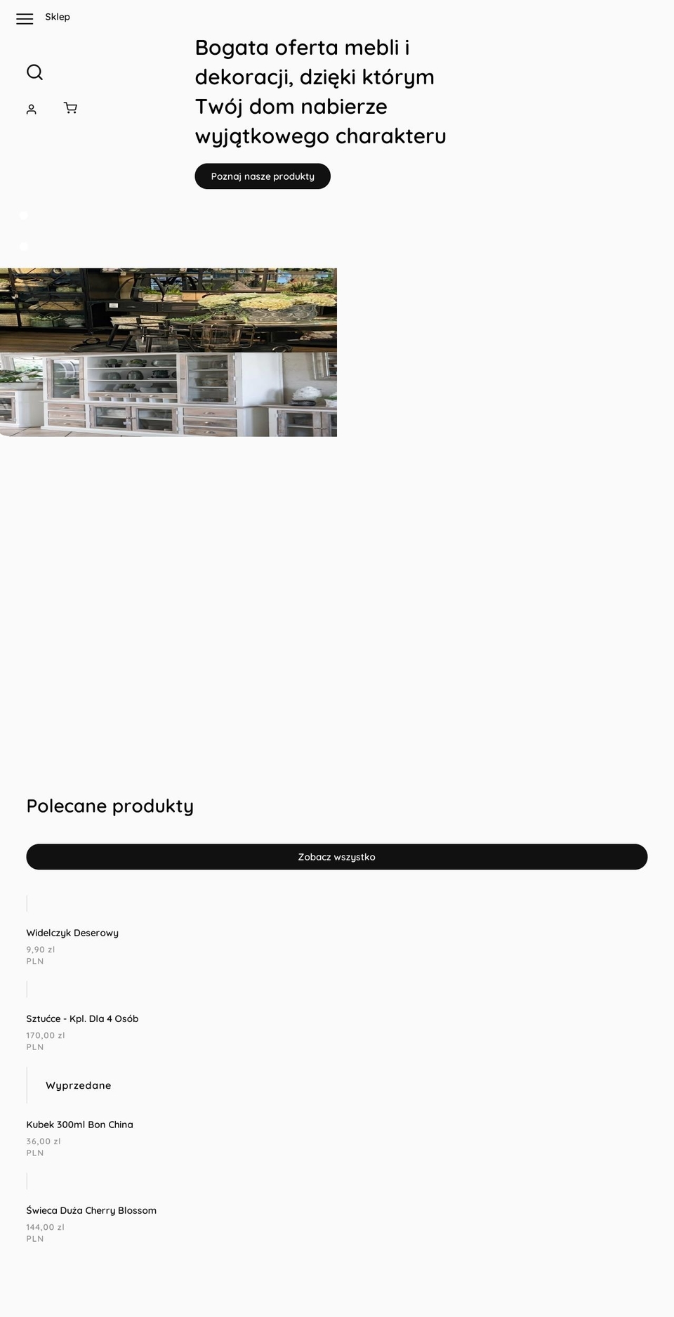 deco-art.pl shopify website screenshot