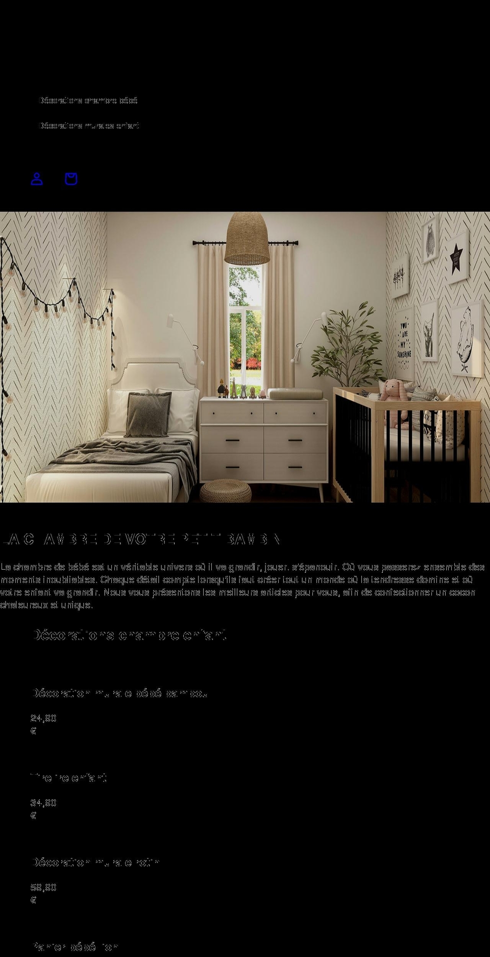 deco-chambre-bebe.fr shopify website screenshot