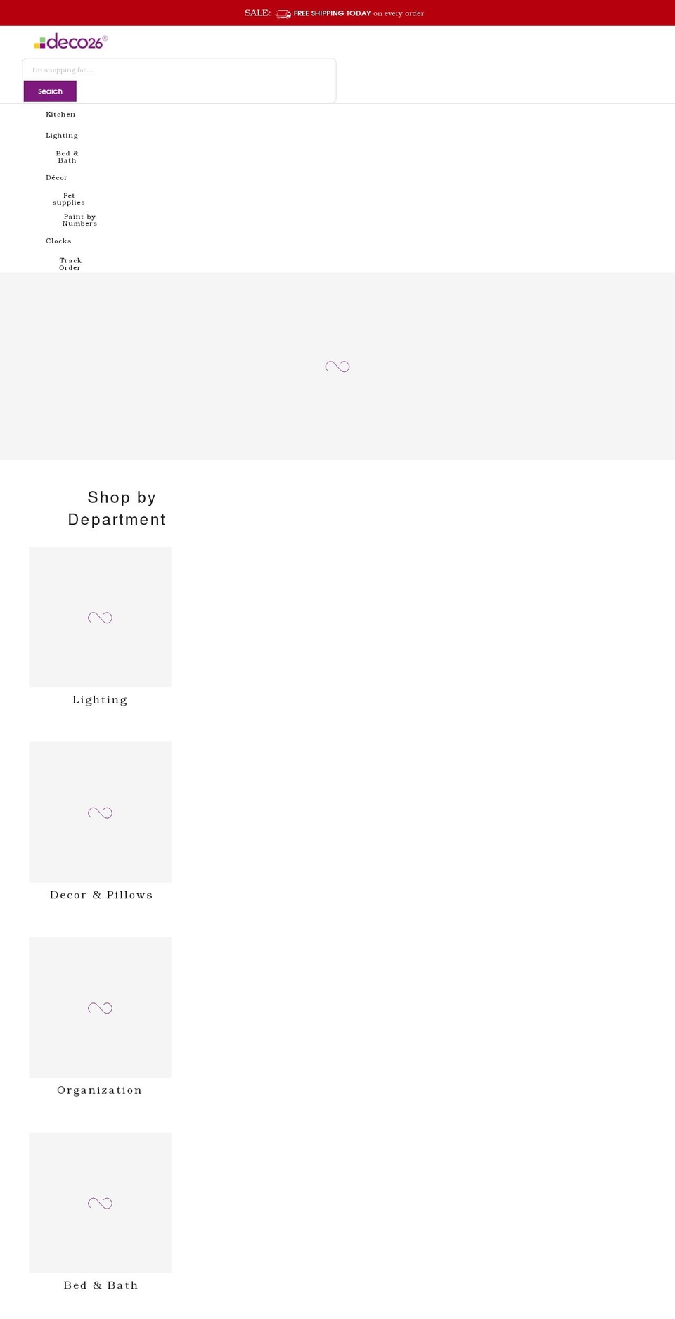 deco26.com shopify website screenshot