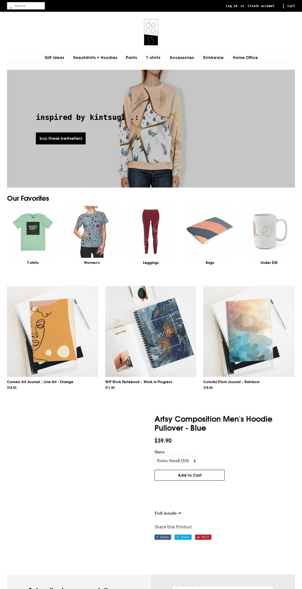 deco35.com shopify website screenshot