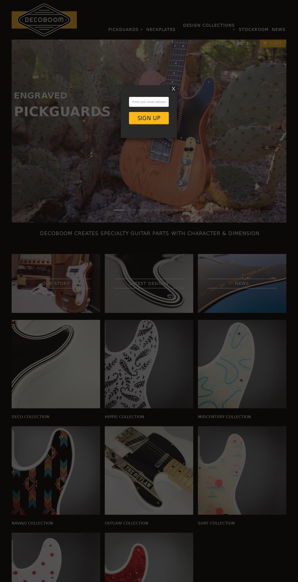 decoboom.com shopify website screenshot