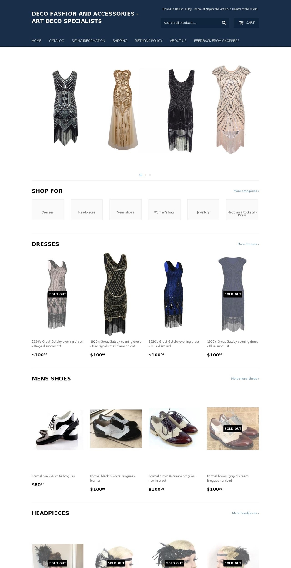 decofashionhb.com — Shopify storefront screenshot