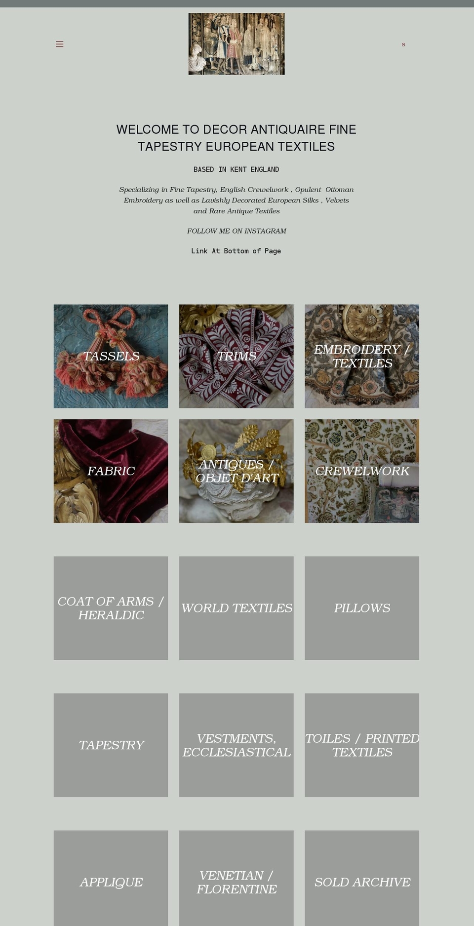 decor-antiquaire.com shopify website screenshot