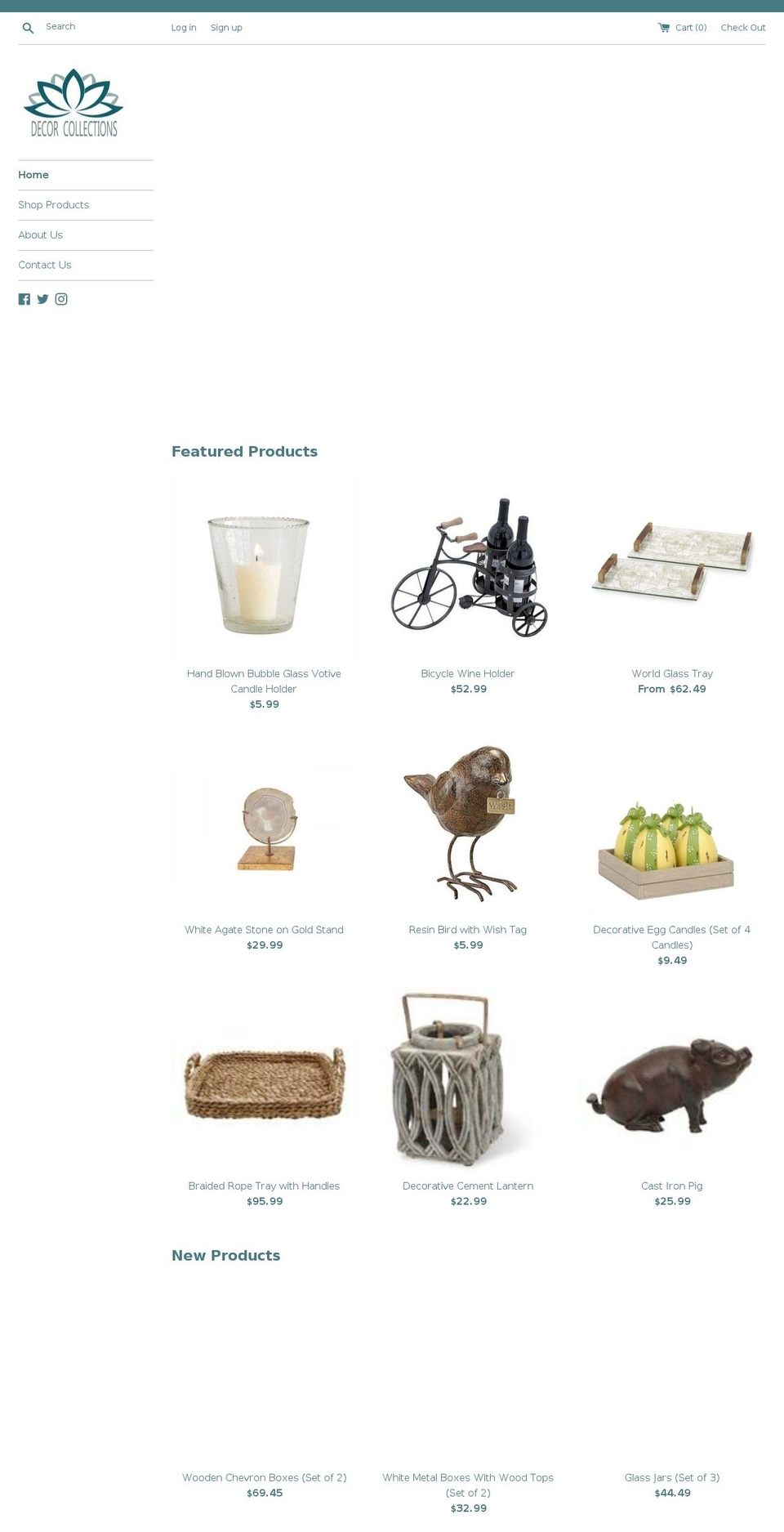 decor-collections.com — Shopify storefront screenshot