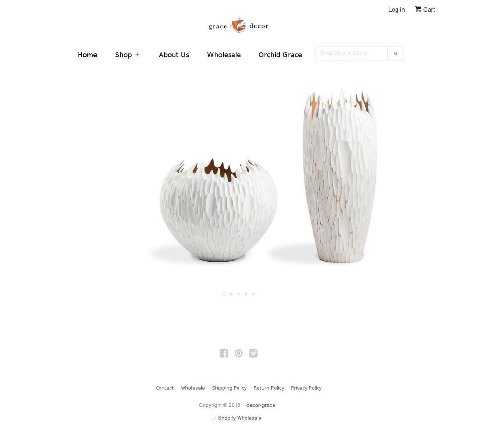 decor-grace.com shopify website screenshot