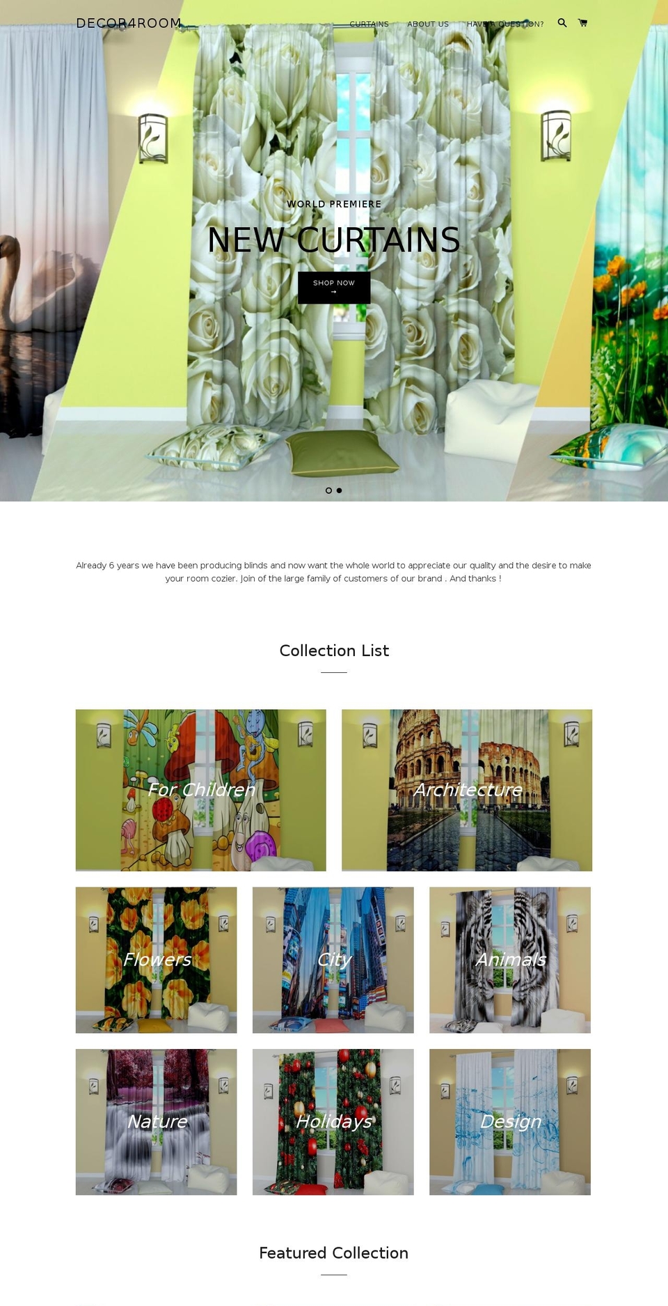 decor4room.com shopify website screenshot