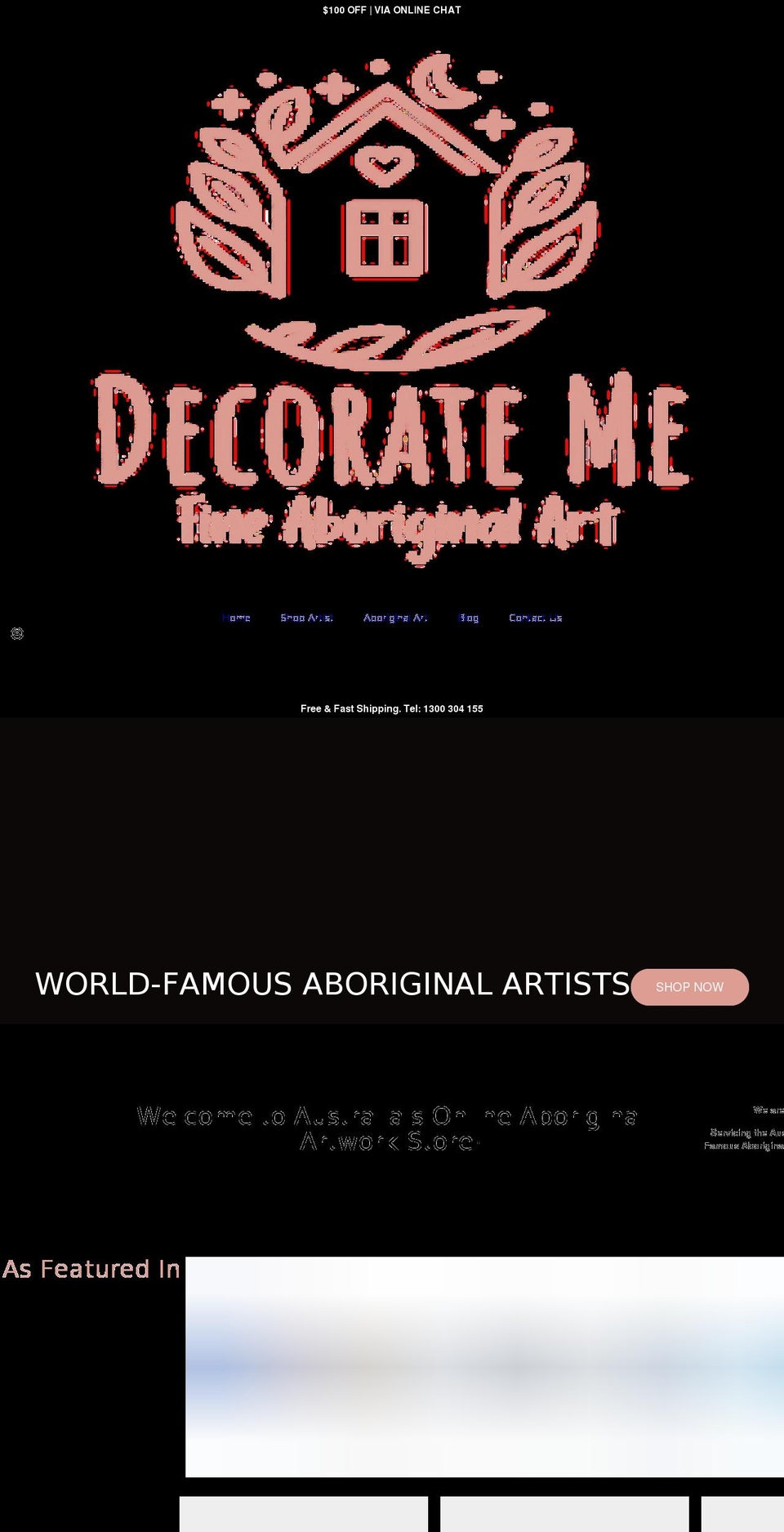 decorateme.com.au shopify website screenshot