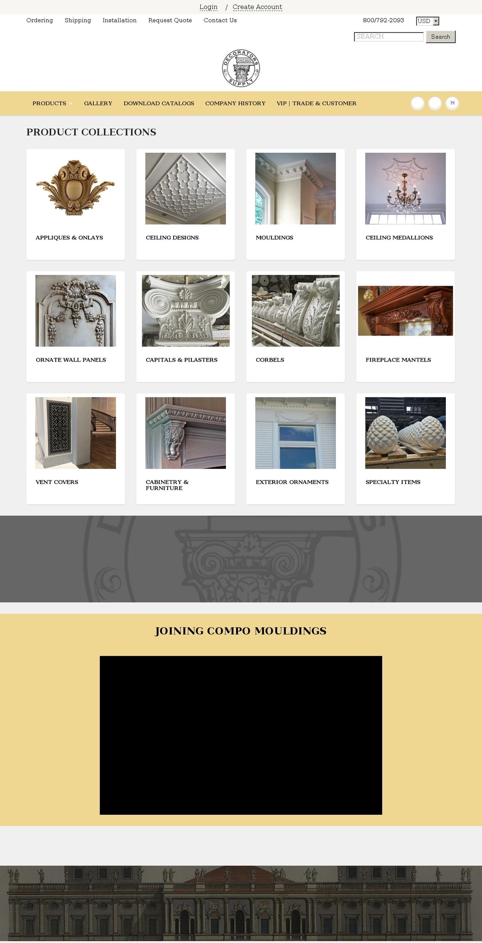 decoratorssupply.com shopify website screenshot