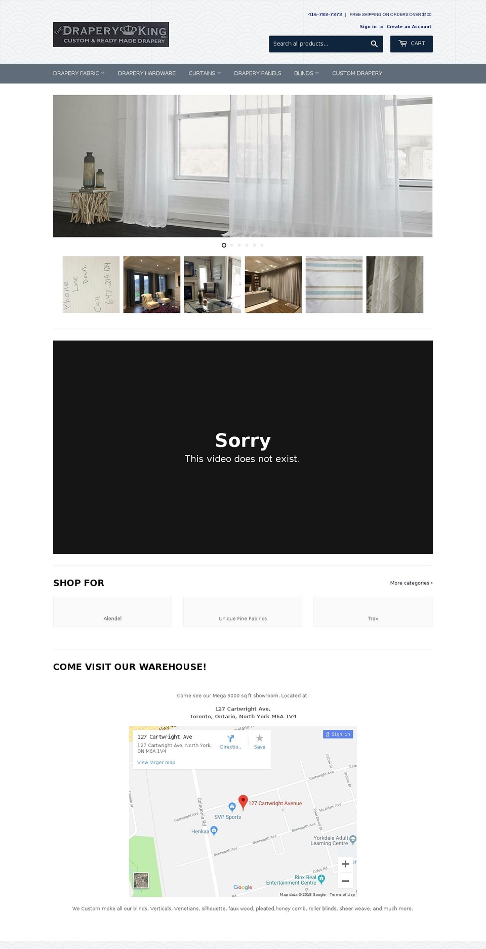 decoratorstoronto.com — Shopify storefront screenshot
