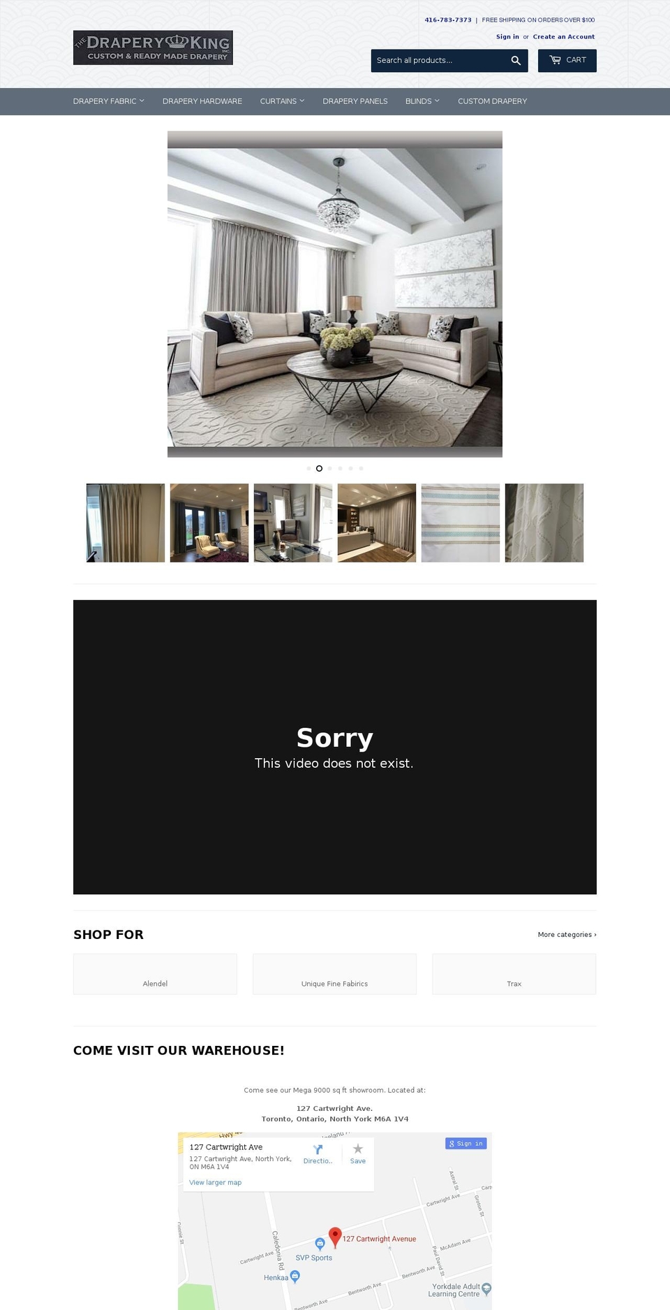 decoratortoronto.com — Shopify storefront screenshot