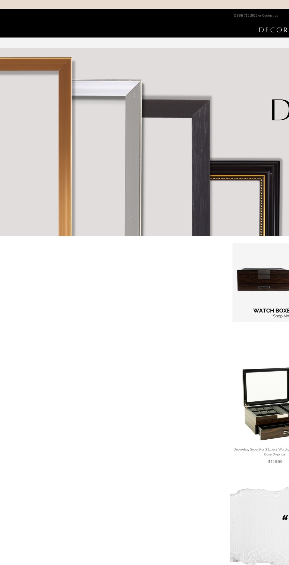 decorebay.com shopify website screenshot